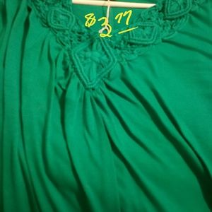 GREEN BLOUSE XL